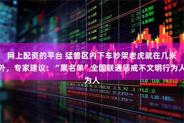 网上配资的平台 猛兽区内下车吵架老虎就在几米外，专家建议：“黑名单”全国联通惩戒不文明行为人