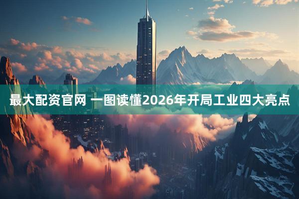 最大配资官网 一图读懂2026年开局工业四大亮点